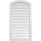 Ekena Millwork Arch Top Surface Mount PVC Gable Vent: Functional, w/ 2"W x 1-1/2"P Brickmould Frame, 22"W x 40"H GVPAR22X4002SF - alternate 1